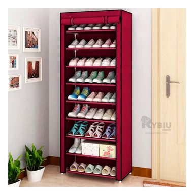 ZAPATERA RYBIU GUINDA FUNCIONAL EL HOGAR + REGALO AGENDITA - 3