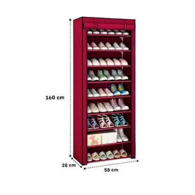 ZAPATERA RYBIU GUINDA FUNCIONAL EL HOGAR + REGALO AGENDITA - 5