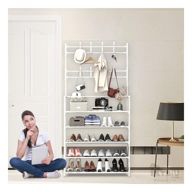 PORTAZAPATOS RYBIU RECTO BLANCO Y MOVILES + REGALO AGENDITA - 3