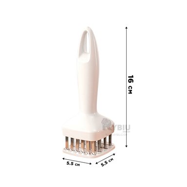 ABLANDADOR RYBIU CO30047 BLANCO MEAT HAMMER PRACTICO + REGALO LIGAS PEINAR