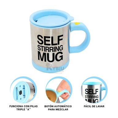 VASO RYBIU JUNTADOR DE 400 ML EN +REGALO STICKERS CO30473 CELESTE