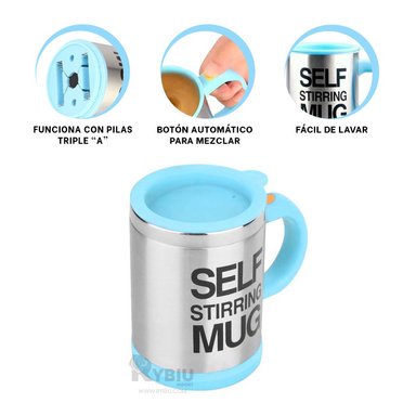 VASO RYBIU PARA CAFE DE 400ML + ENVOLTORIO DE REGALO CO30473 CELESTE