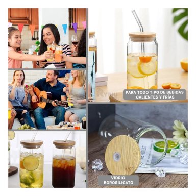 TAZA DE FACIL LAVADO Y TAPADO 500ML RYBIU CO32506 +REGALO STICKERS