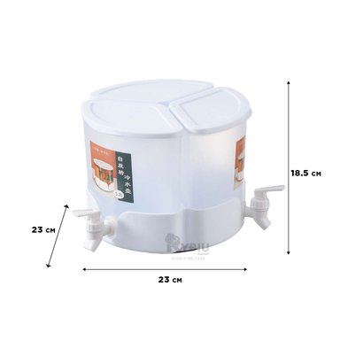 EXPENDEDOR RYBIU CO30393 BLANCO DURO AGUA EN + REGALO LIGAS PEINAR