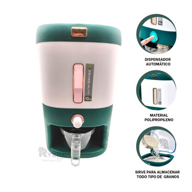 BARRIL SURTIDOR RYBIU CO29824 VERDE GRAN CAPACIDAD EN + GIFT STICKERS