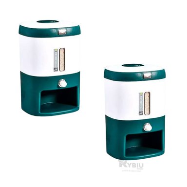 BARRIL EXPENDEDOR RYBIU CO29824 VERDE CEREAL + REGALO STICKERS