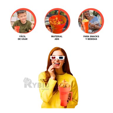 VASO PARA DULCES RYBIU CO29761 NARANJA +PAPEL DE REGALO