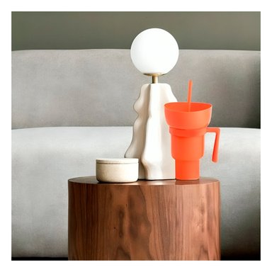 TAZA BONITA RYBIU CO29761 NARANJA +LIGAS DE REGALO - 1