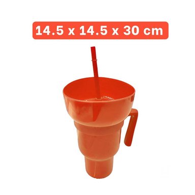 TAZA BONITA RYBIU CO29761 NARANJA +LIGAS DE REGALO - 4