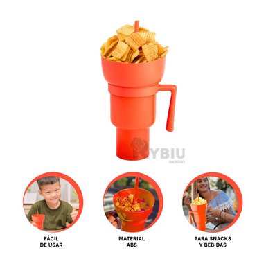 ENVASE GRANDE DE BEBIDAS RYBIU CO29761 NARANJA +ENVOLTORIO DE REGALO