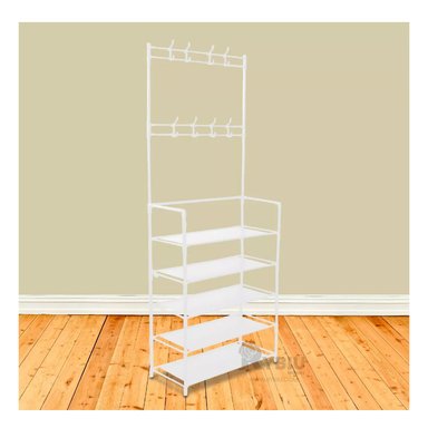 ESTANTE RYBIU HO30840 BLANCO ORGANIZAR CALZADO + BANDERITAS ADHESIVAS - 2