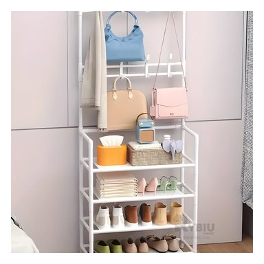 PORTAZAPATOS RYBIU RECTO BLANCO ESPACIOSO Y PRACTICO + GIFT STICKERS