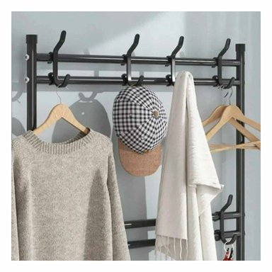 RACK RYBIU RECTO NEGRO METAL ZAPATOS + LIGAS REGALO