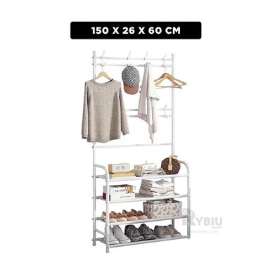 ESTANTE CALZADO RYBIU CURVO BLANCO UTIL + BANDERITAS ADHESIVAS - 5