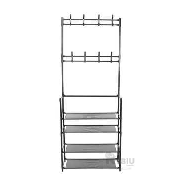 ZAPATERA RYBIU RECTO NEGRO 4 NIVELES + PAPEL REGALO