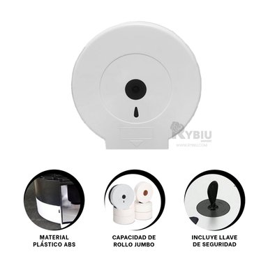 PORTAROLLOS UTIL DE BAÑO EN TONO BLANCO Y+REGALO AGENDITA