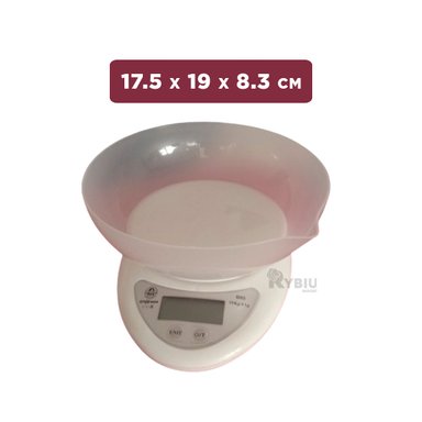 BALANZA RYBIU CO30071 BLANCO PESADORA BONITO + REGALO LIGAS PEINAR