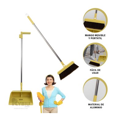 UTENSILIO RYBIU HO30848 ASEO CASA AMARILLO + BANDERITAS ADHESIVAS - 2