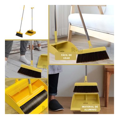 ESCOBILLA RYBIU EFICAZ LIMPIAR AMARILLO + REGALO STICKERS