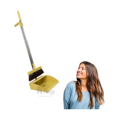 ESCOBILLA RYBIU COMPACTO RESISTENTE EN AMARILLO + GIFT STICKERS