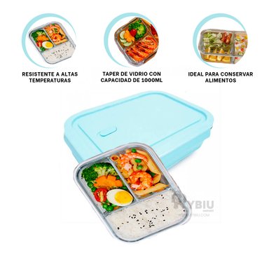 RECIPIENTE PARA ESTOFADOS EN CELESTE Y+GIFT STICKERS