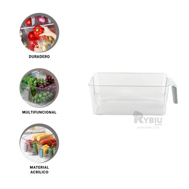 FUENTE RYBIU CO30477 TRANSPARENTE HIELERA + BANDERITAS ADHESIVAS