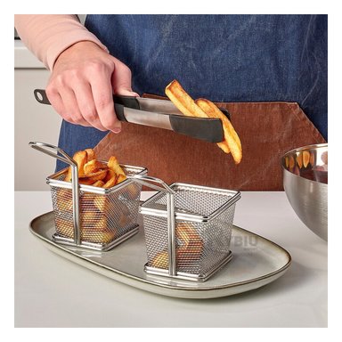 CESTO RYBIU CO32351 PLATEADO CESTA COCINERA 10X8X7 CM + REGALO AGENDITA