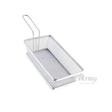 CESTO RYBIU 1106 PLATEADO CANASTILLA MULTIUSOS + BANDERITAS ADHESIVAS