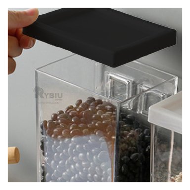 DISPENSADOR RYBIU CO30390 NEGRO MENESTRA PARED 1KG