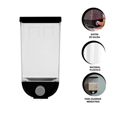 EXPENDEDOR RYBIU CO30390 NEGRO UTIL COCINA 1KG + BANDERITAS ADHESIVAS