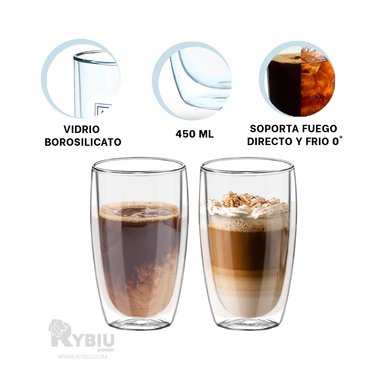 COPA PARA BEBIDAS FUNCIONAL DOBLE CAPA RYBIU 560 +GIFT MINIAGENDA - 3