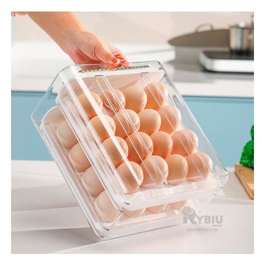 ESTUCHE RYBIU CO30437 BLANCO ALMACENAMIENTO HUEVO + REGALO STICKERS