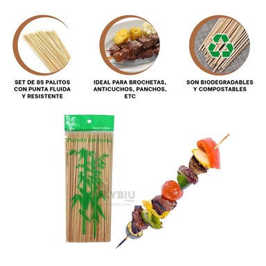 SET ACCESORIOS COCINA RYBIU CO30440 FUNCIONAL PIQUEOS 85U + BANDERITAS ADHESIVAS