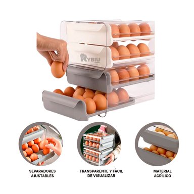 ENVASE RYBIU CO30437 PLATEADO DURADERO HUEVOS PLOMO + BANDERITAS ADHESIVAS