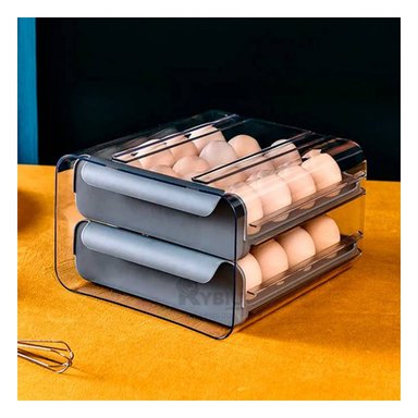 ORGANIZADOR INNOVADOR PARA HUEVOS EN PLOMO Y+PAPEL DE REGALO