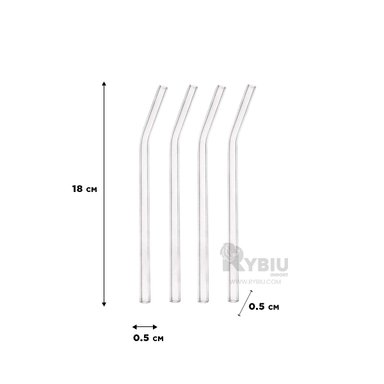 SET CAÑITA RYBIU 574 TRANSPARENTE VASOS ALTOS + BANDERITAS ADHESIVAS