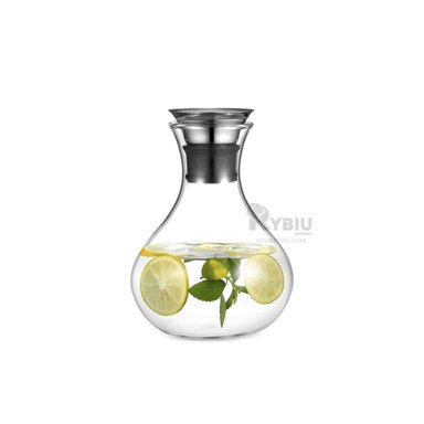 JARRA RYBIU 212 TRANSPARENTE CANTARO DURADERO HOGAR 1600 ML FUJI + REGALO STICKERS