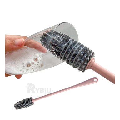 CEPILLO RYBIU CO30367 ROSADO ESCOBILLA ASEO SUPERFICIES + REGALO STICKERS