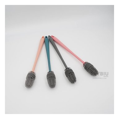 CEPILLO RYBIU CO30367 ROSADO BROCHA MANUAL BOTELLAS + REGALO LIGAS PEINAR