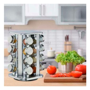 CONTENEDOR RYBIU CO30373 ORGANIZADOR CONDIMENTOS CUADRADO + ENVOLTORIO REGALO