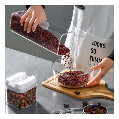 RECIPIENTE RYBIU CO30375 BLANCO 6 PARTES TAPA BLANCA + REGALO AGENDITA