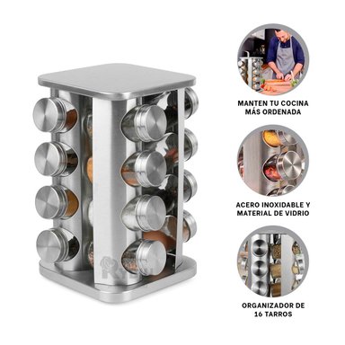 ESPECIERO AMPLIO EN CUADRADO Y+REGALO LIGAS PARA PEINAR