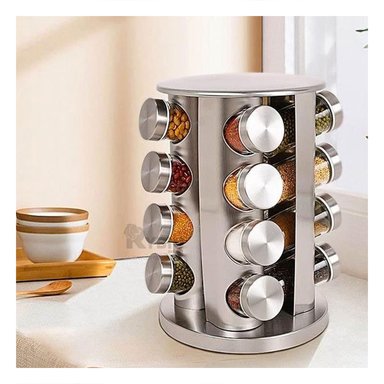 CONTENEDOR RYBIU CO30371 CONDIMENTERO LIGERO 16 ENVASES CIRCULAR + PAPEL REGALO