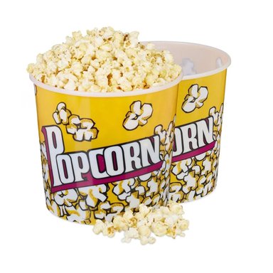 BALDE CREATIVO DE POPCORN 12X12CM RYBIU CO30383 AMARILLO +REGALO AGENDITA