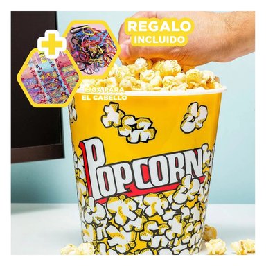 TAZON IDEAL DE 12X12CM RYBIU CO30383 AMARILLO +REGALO LIGAS PARA PEINAR