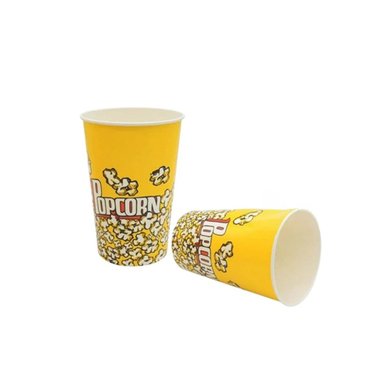 BALDE FORMA DE CONO 7X17CM RYBIU CO30382 AMARILLO +ENVOLTORIO DE REGALO