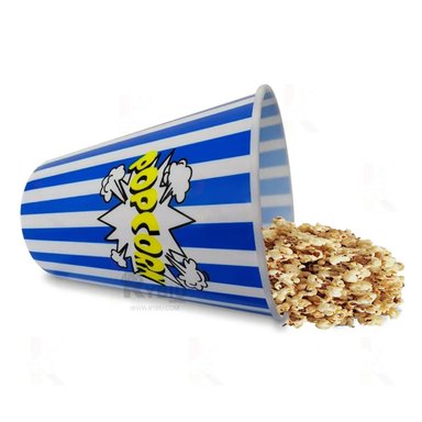 CONTENEDOR RYBIU CO30380 AZUL BALDE INNOVADOR VASO POPCORN + REGALO AGENDITA