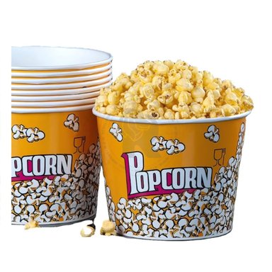 CONTENEDOR RYBIU CO30379 AMARILLO TAZON IDEAL POPCORN + REGALO LIGAS PEINAR