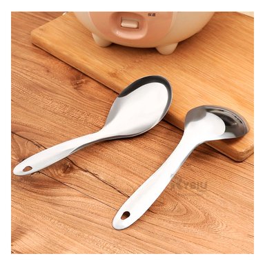 CUCHARON RYBIU CO30384 PLATEADO PRACTICO COCINA + PAPEL REGALO