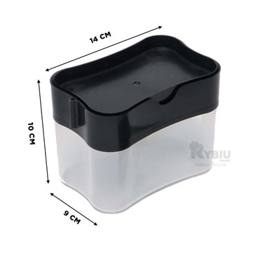 EXPENDEDOR RYBIU CO30386 NEGRO LAVAVAJILLA + REGALO LIGAS PEINAR